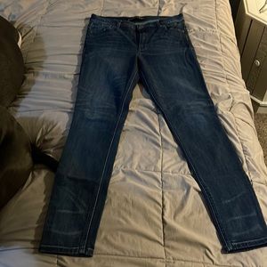 High rise skinny jeans